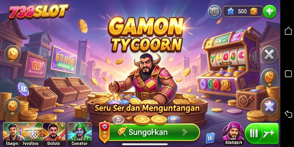 Screenshot gameplay 738SLOT yang menunjukkan keseruan bermain Tycoon.