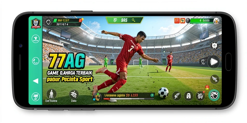 Tampilan gameplay menarik dari 77AG yang penuh aksi olahraga.