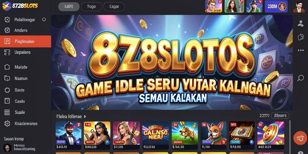 Tampilan gameplay seru di 8728SLOTS dengan berbagai slot menarik.
