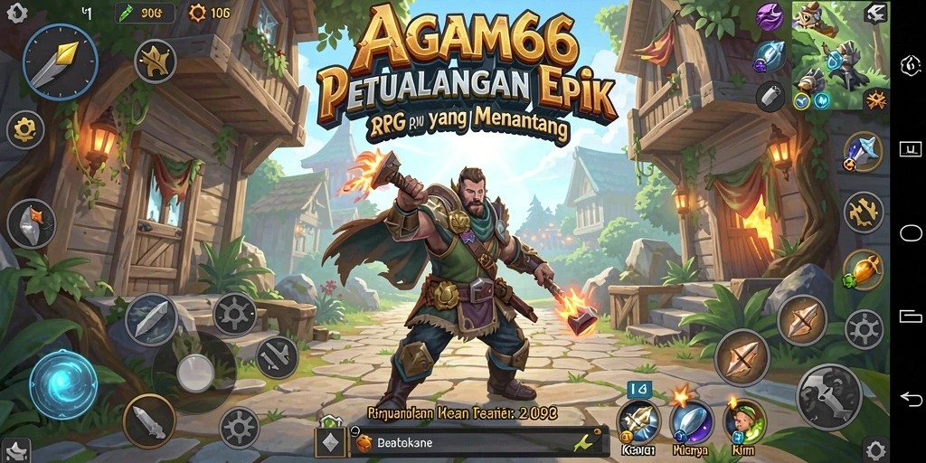 Tampilan gameplay RPG AGAM66 yang mendebarkan dan penuh aksi.