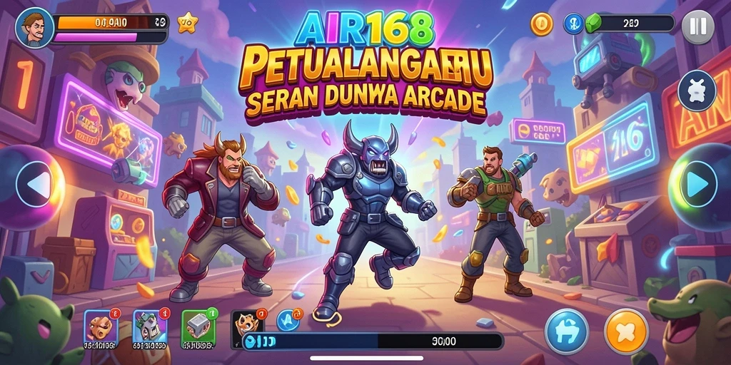 Tangkapan layar gameplay yang menampilkan aksi seru AIR168.