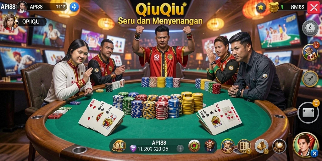 Screenshot permainan QiuQiu yang menarik dan penuh tantangan.
