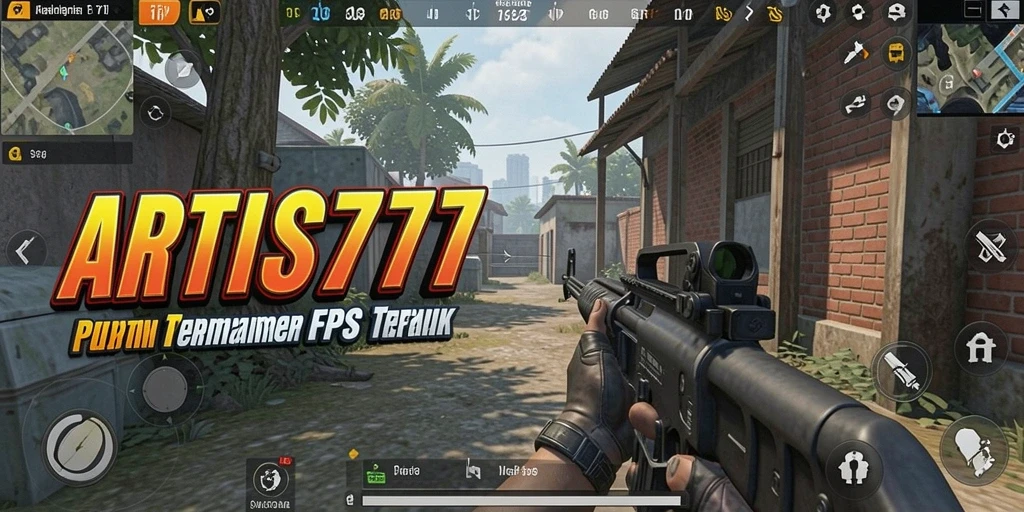 Screenshot ARTIS777 menampilkan aksi tembak-menembak yang mendebarkan.