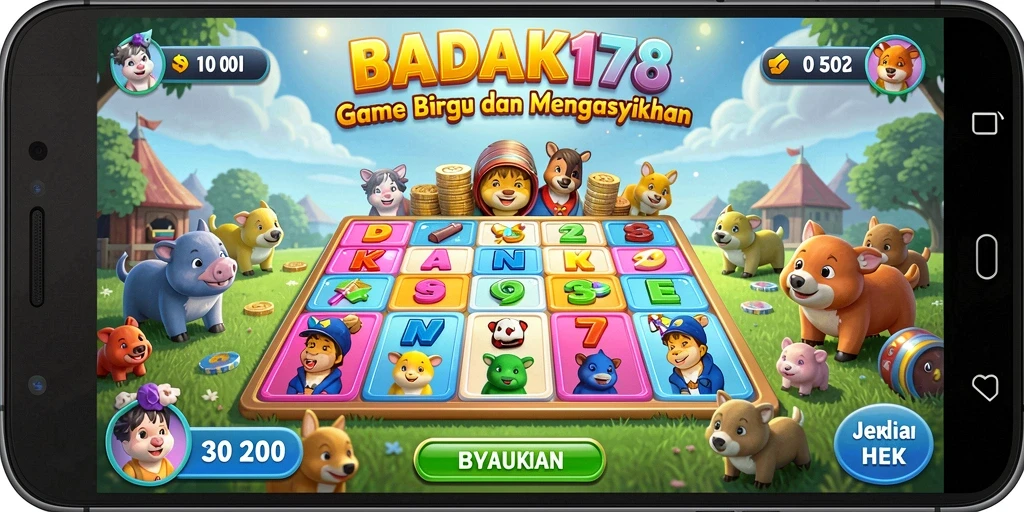 Screenshot gameplay BADAK178 yang menunjukkan suasana bermain Bingo.