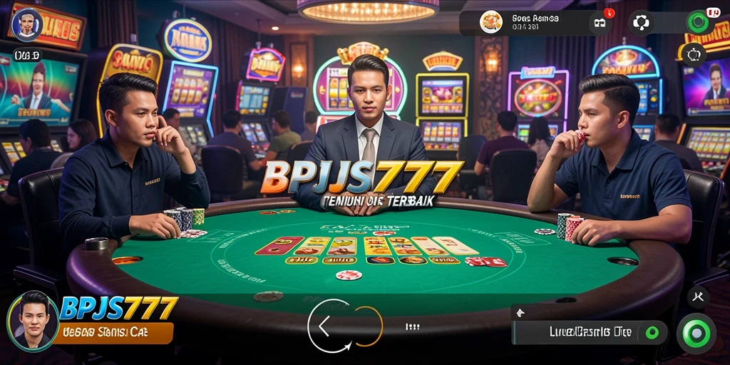 Tampilan gameplay menarik dari BPJS777 dengan dealer langsung.