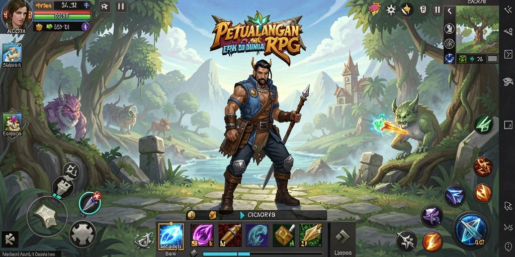 Tampilan gameplay mendebarkan dari CACOR78 yang menggugah semangat pemain.