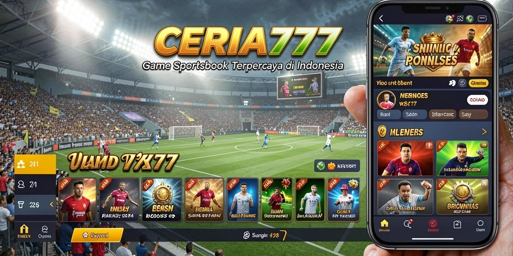 Tampilan menarik dengan pengalaman gameplay Sportsbook yang seru.