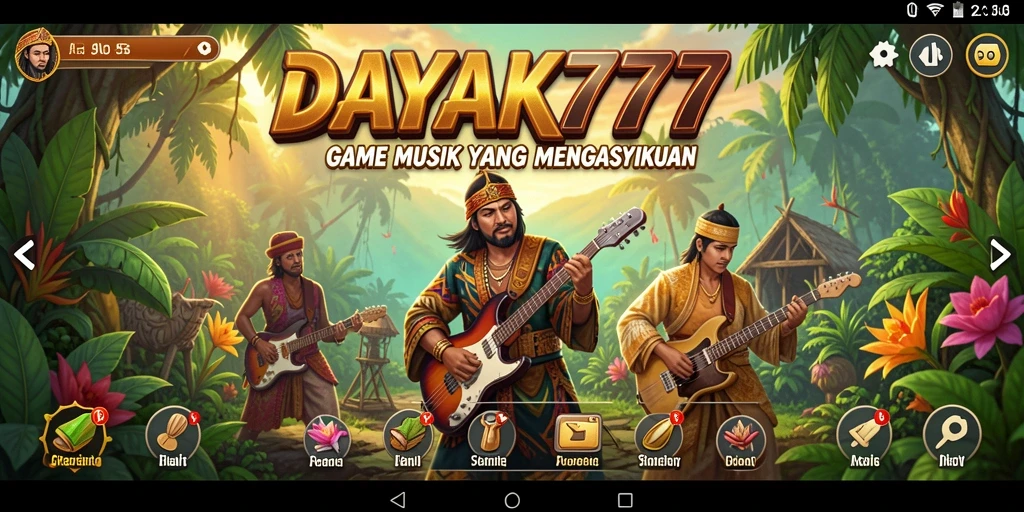 Tampilan gameplay <strong>DAYAK777</strong> yang menarik dan menghibur