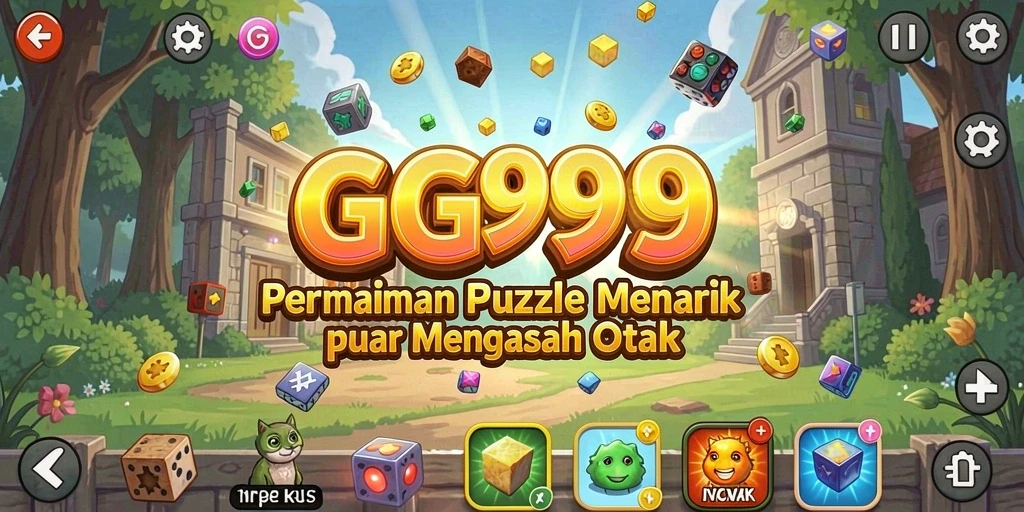Tampilan gameplay GG999 yang menarik dengan berbagai teka-teki menantang.
