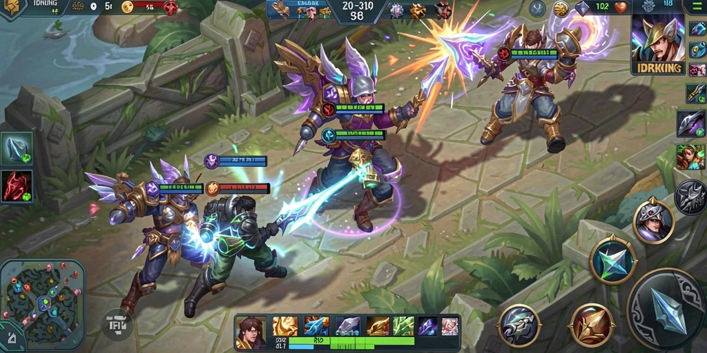 Gameplay seru dan karakter beragam dalam IDRKING.
