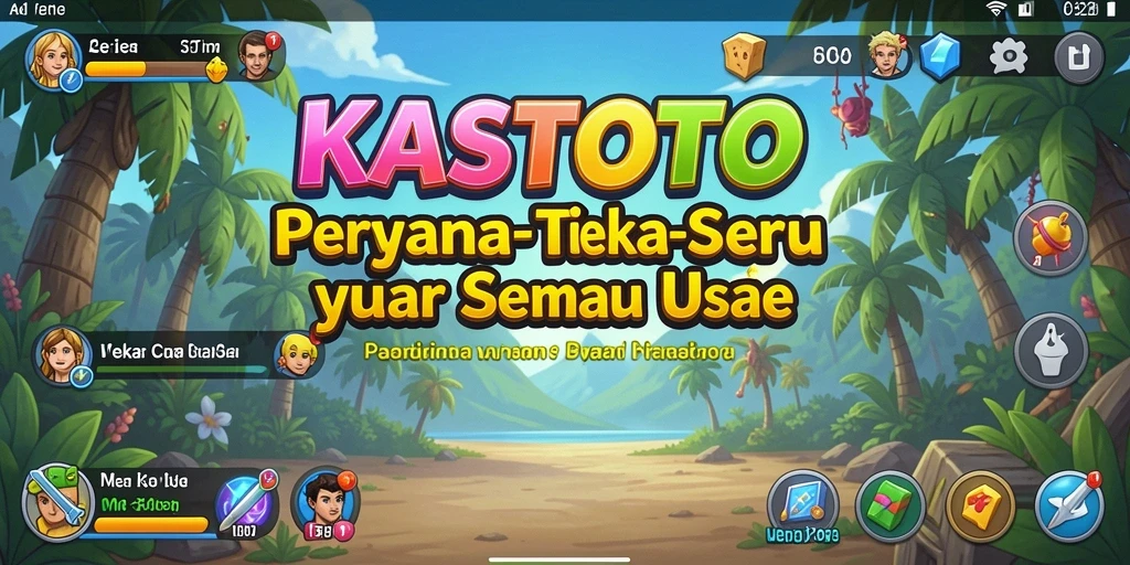 Screenshot gameplay KASTOTO dengan berbagai tantangan Puzzle.