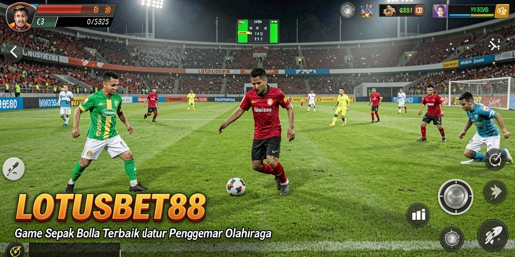 Tampilan gameplay LOTUSBET88 yang mendebarkan saat pertandingan berlangsung.