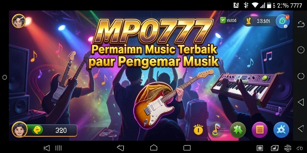 Tangkapan layar MPO777 menampilkan pengalaman bermain musik yang seru dan interaktif.