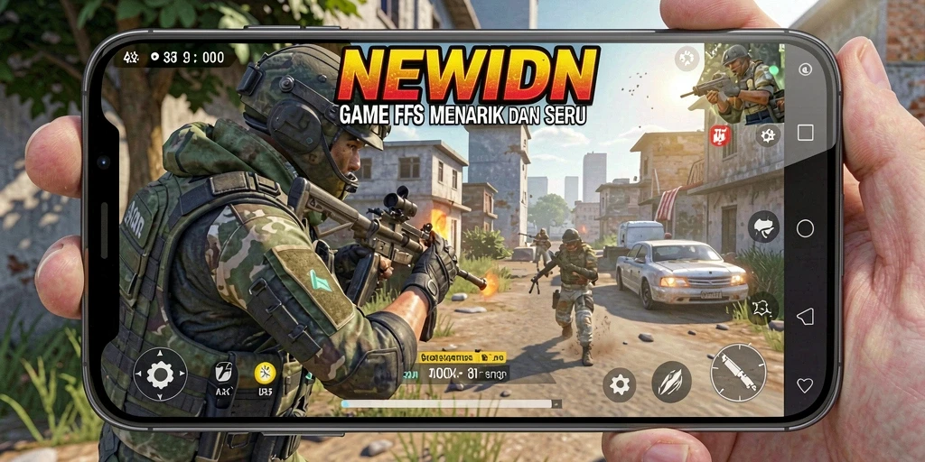 Screenshot gameplay NEWIDN yang penuh aksi dan seru.