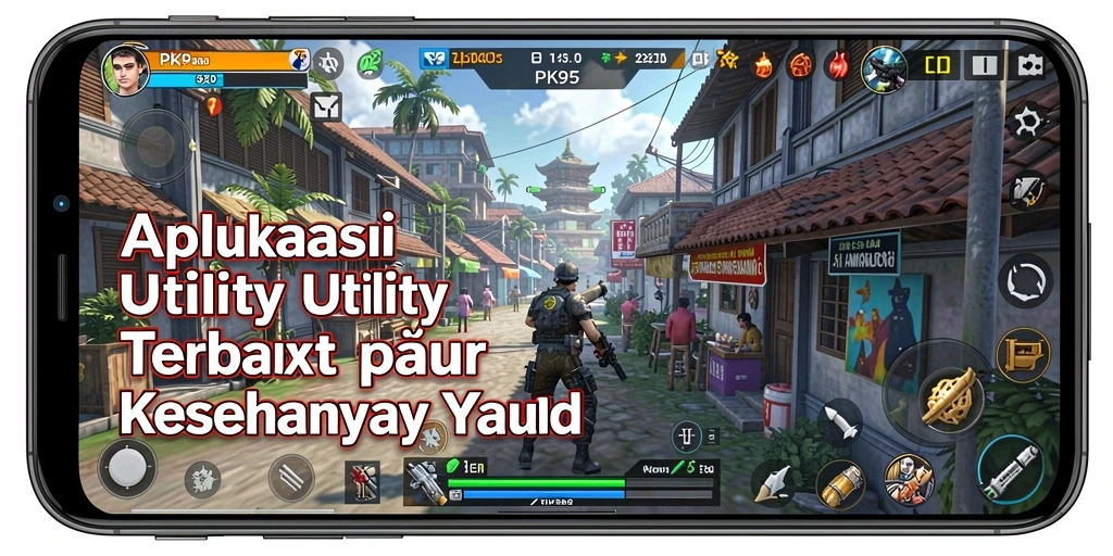 Tampilan antarmuka utama aplikasi PK95 yang informatif dan user-friendly.