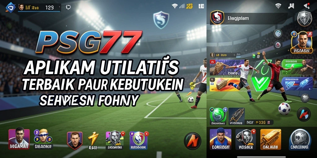 Screenshot PSG77 yang menampilkan fitur-fitur utilitas canggih.