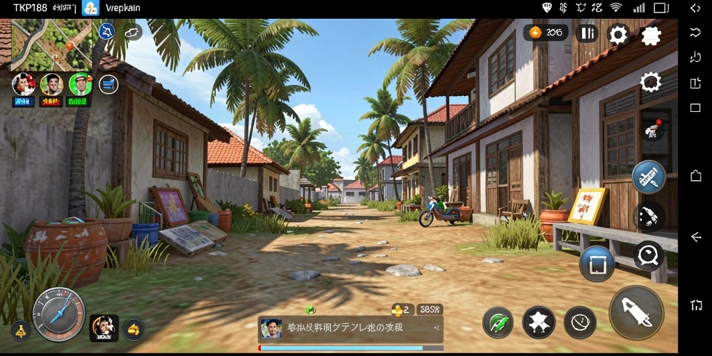 Tampilan gameplay menarik di TKP188 dengan berbagai aktivitas simulasi.