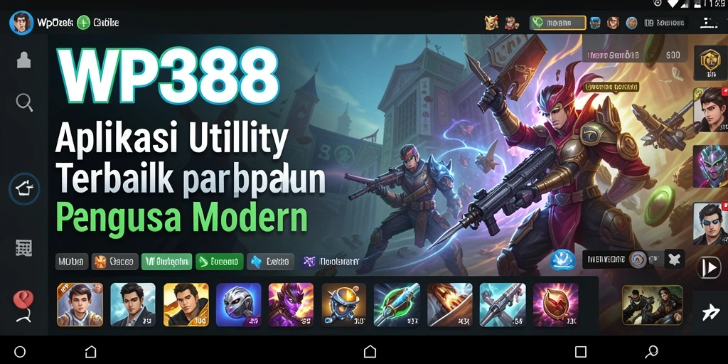 Tampilan interface utama WP888 dengan fitur Utility lengkap.